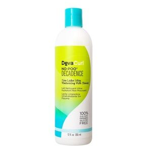 DevaCurl No-Poo Decadence Zero Lather Ultra Moisturizing Milk Cleanser 12 oz NEW